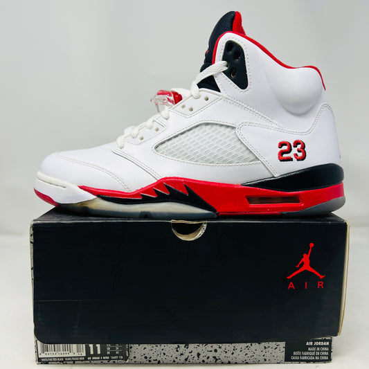Jordan 5 Retro Fire Red Black Tongue (2013)