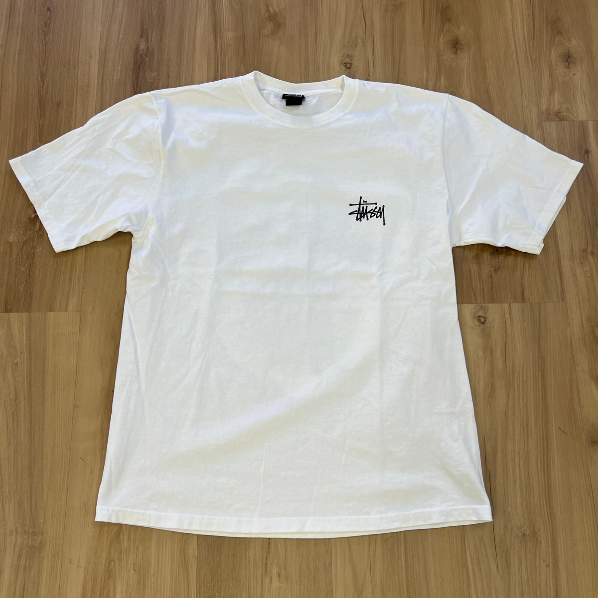 Stüssy Big Dog Stone Washed Tee White