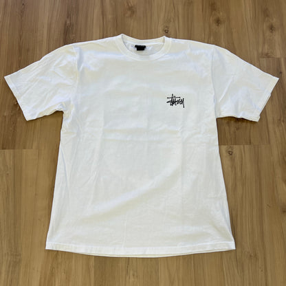 Stüssy Big Dog Stone Washed Tee White