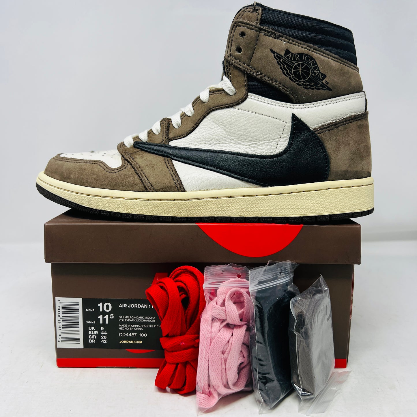 Jordan 1 Retro High OG SP Travis Scott Mocha