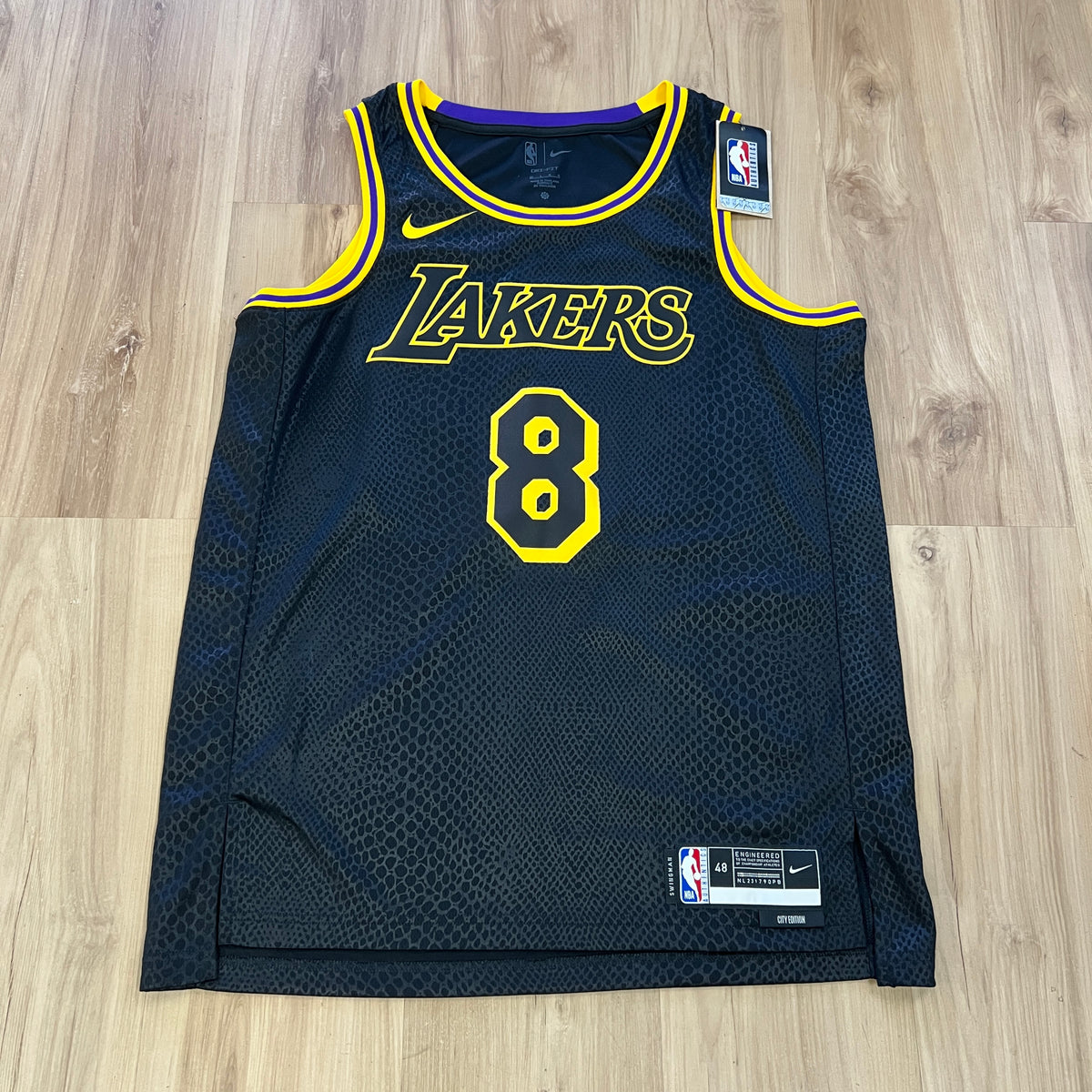 Nike Kobe Mamba Mentality Los Angeles Lakers City Edition Swingman Jersey (FW23) Black