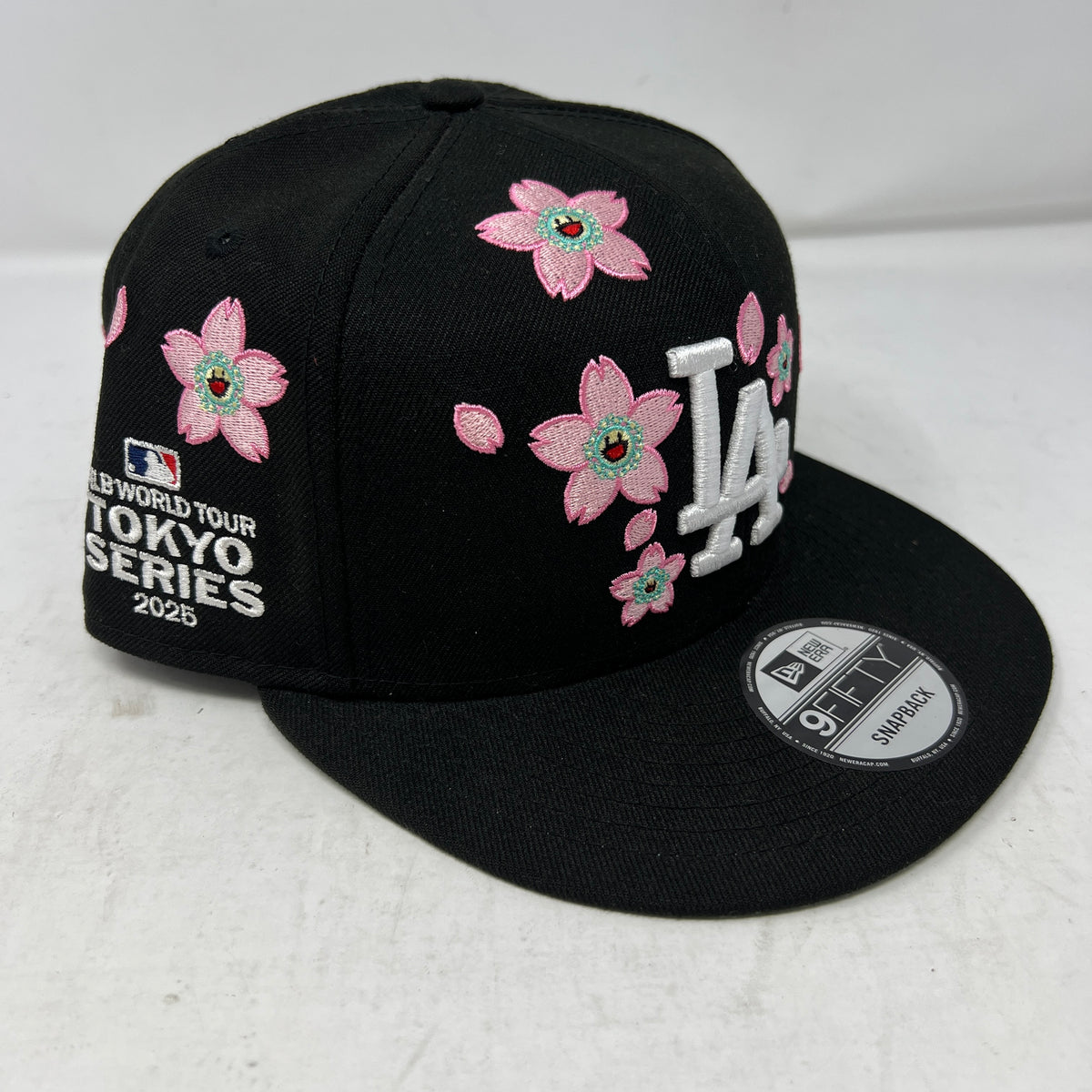 New Era x Takashi Murakami x MLB World Tour Tokyo Series 2025 New Era 9Fifty Dodgers Snapback Hat Black
