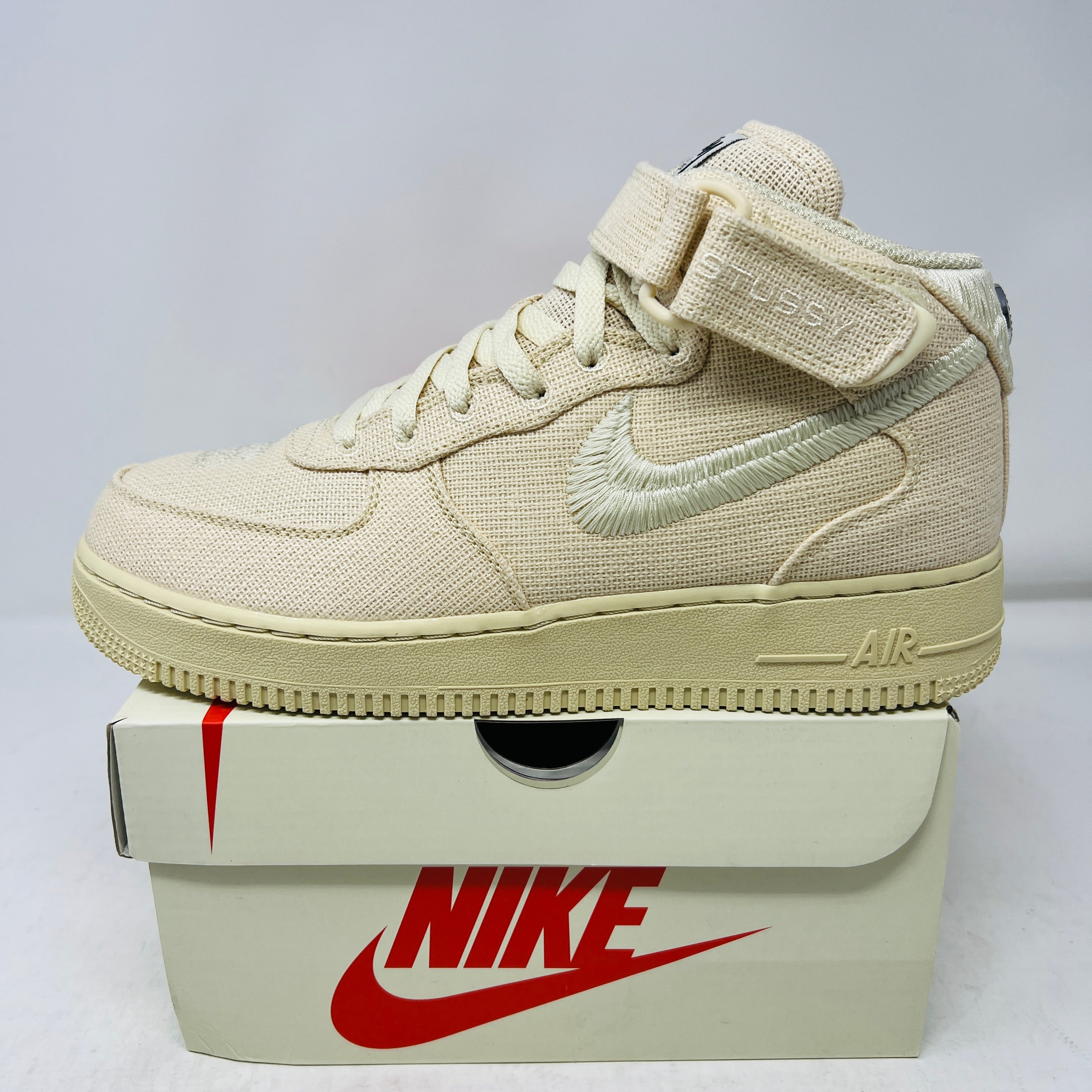 Nike Air Force 1 Mid Stussy Fossil – Holy Ground