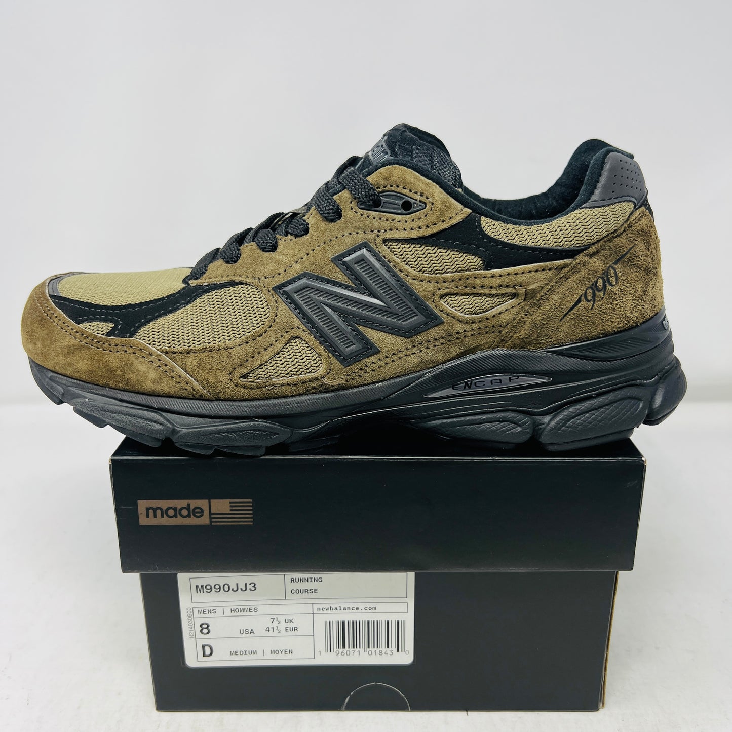 New Balance 990v3 MiUSA JJJJound Brown Black