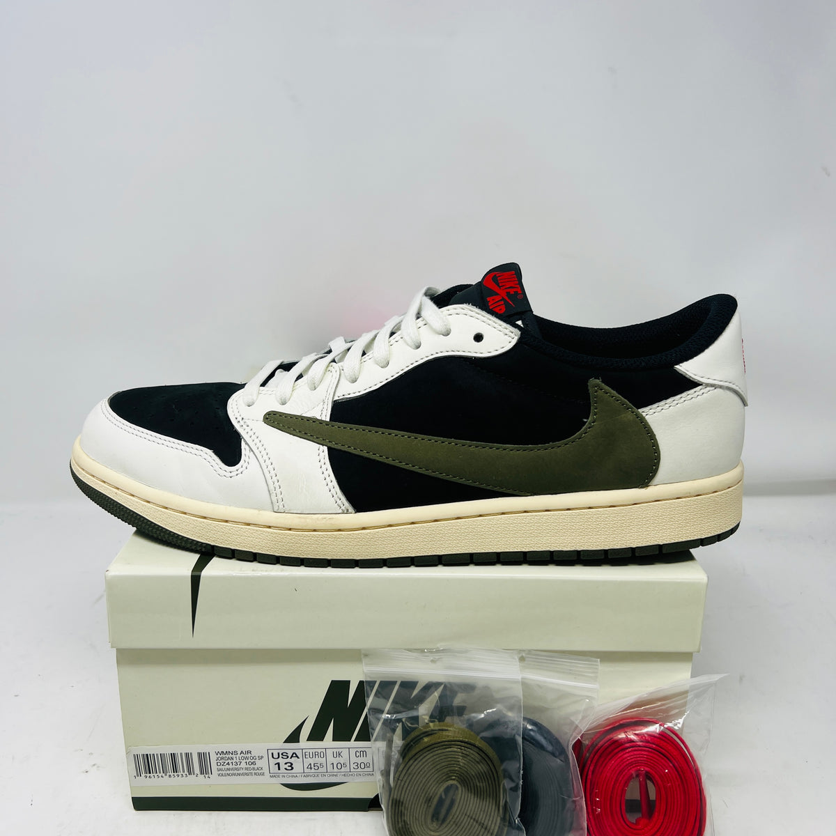 Jordan 1 Retro Low OG SP Travis Scott Olive (Women's)