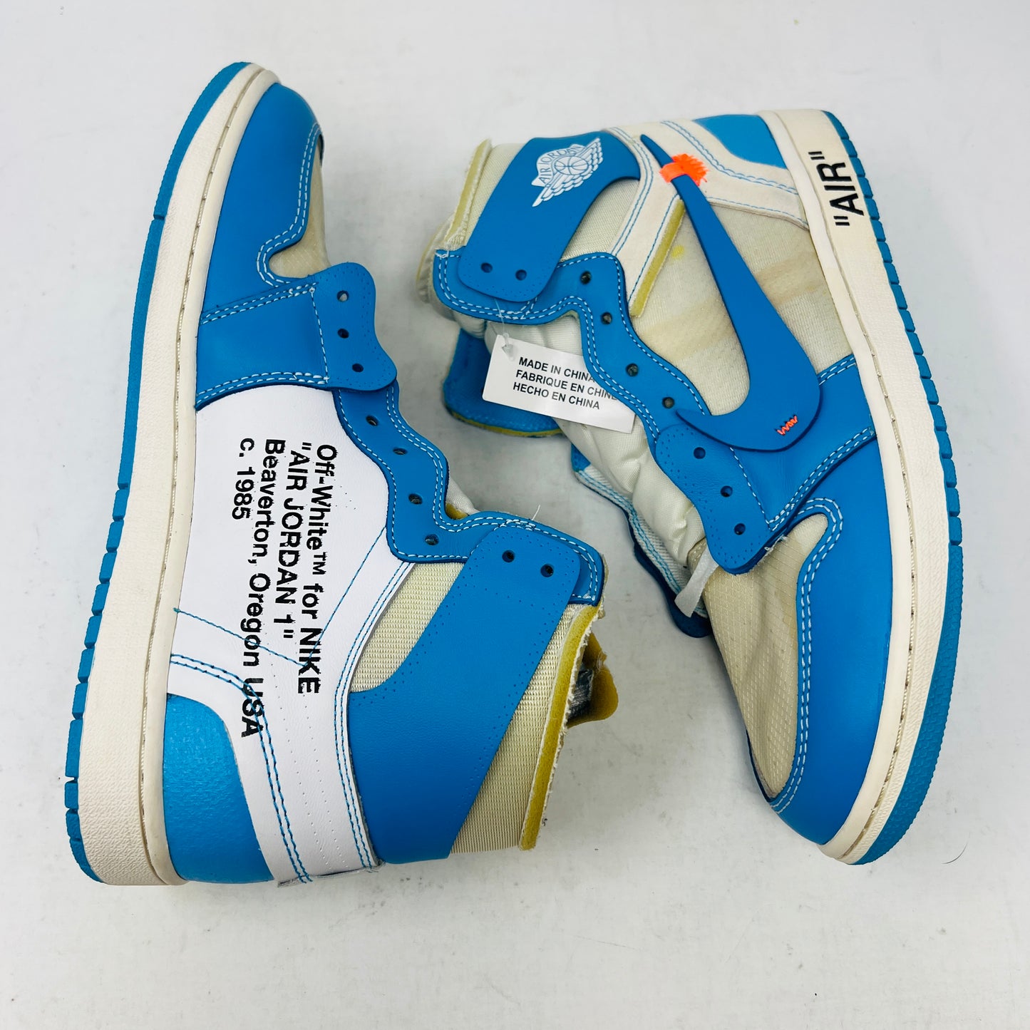 Jordan 1 Retro High Off-White University Blue
