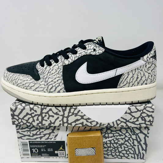 Jordan 1 Retro Low OG Black Cement