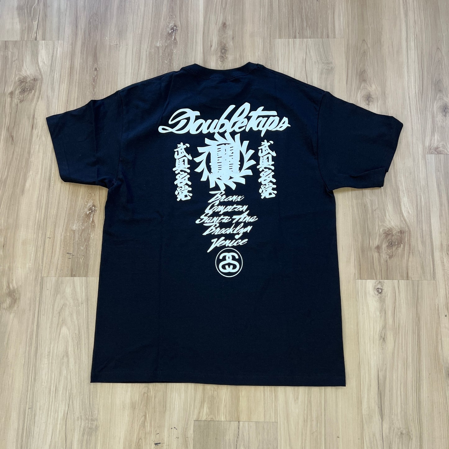 Stüssy x WTAPS World Tour T-shirt Black