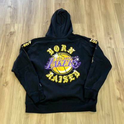 Los Angeles Lakers Born x Raised x New Era Pullover Hoodie Black