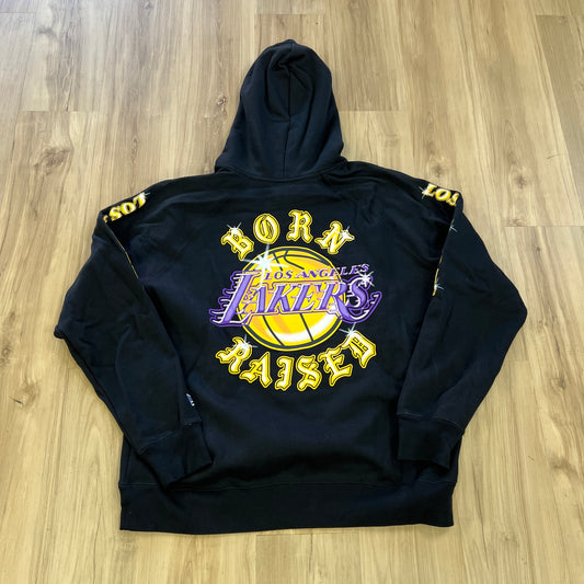 Los Angeles Lakers Born x Raised x New Era Pullover Hoodie Black
