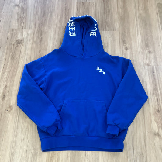 Born X Raised Blue "BXR" Hoodie