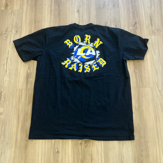 Born x Raised LA Rams rocker t-shirt Black