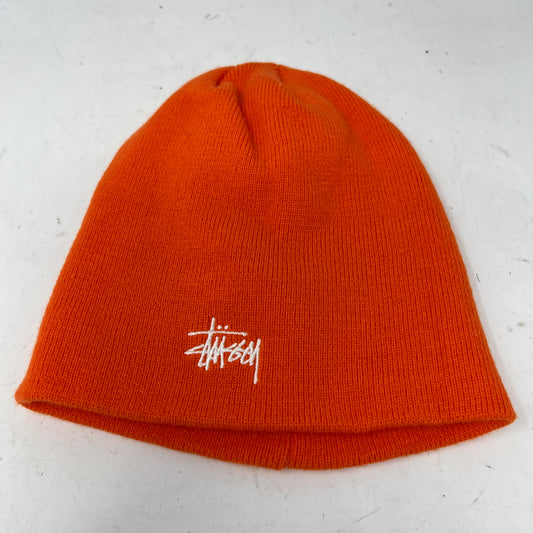 Stussy Basic Skullcap Beanie 'Orange'