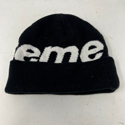 Supreme Big Logo Beanie 'Black'