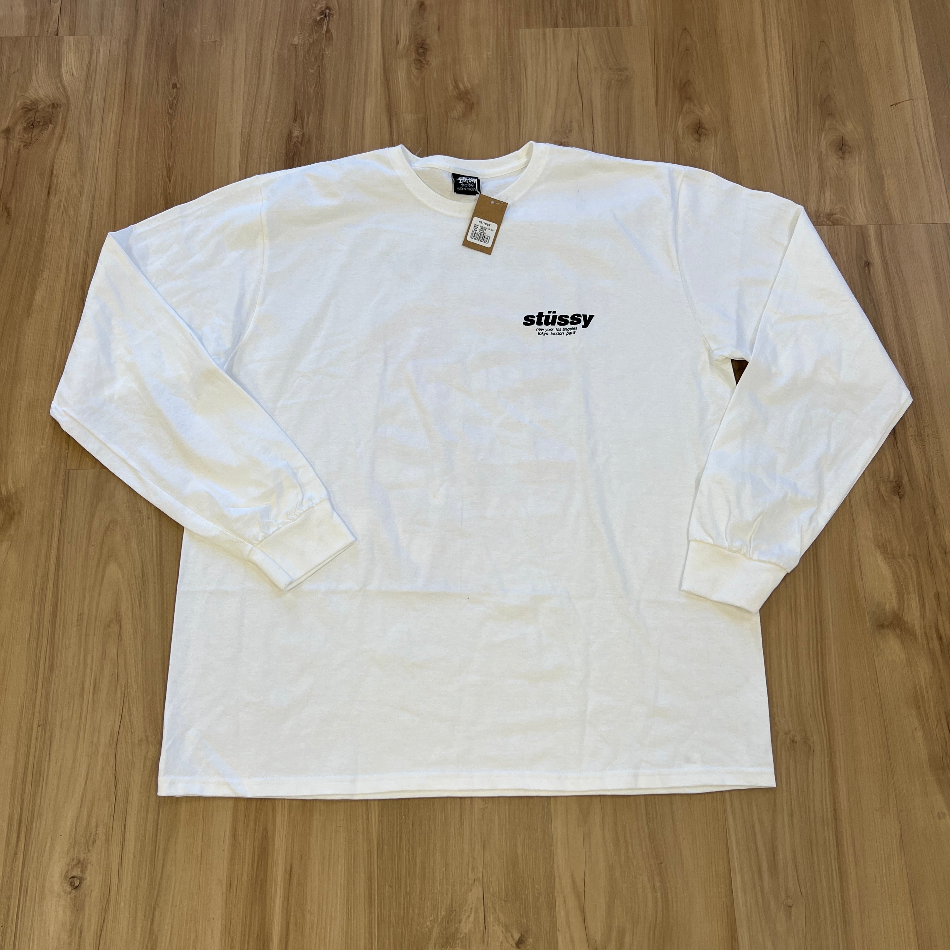 Stussy Rollers Long-Sleeve Tee White – Holy Ground