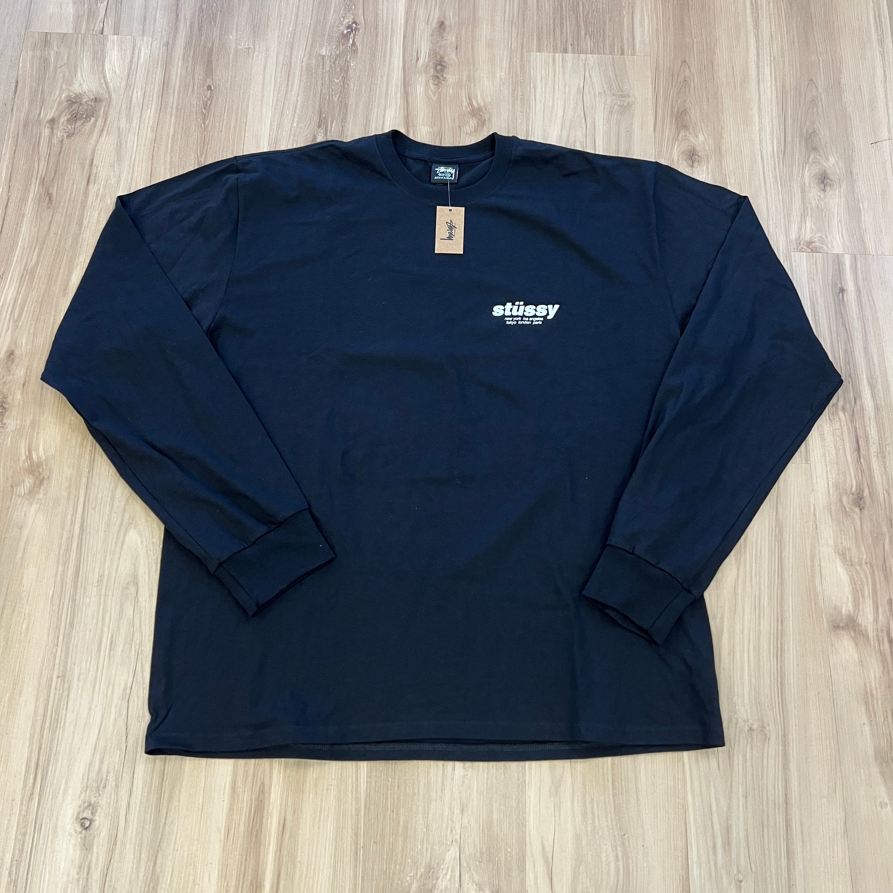 Stussy Rollers Long-Sleeve Tee Black – Holy Ground