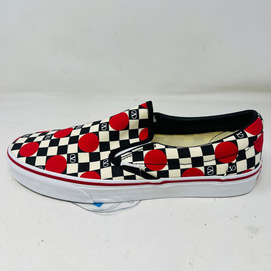 Vans Classic Slip-On Valentino Garavani Checkerboard Big Dots Black White Red (SAMPLE)