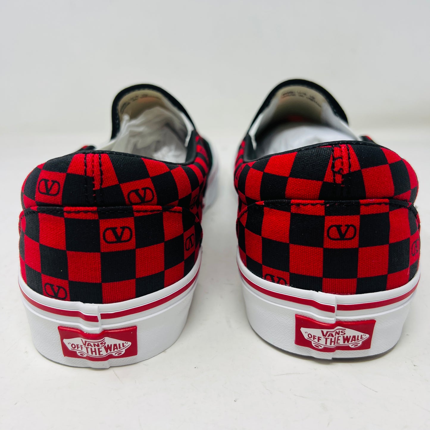 Vans Classic Slip-On Valentino Garavani Checkerboard Cherry Red