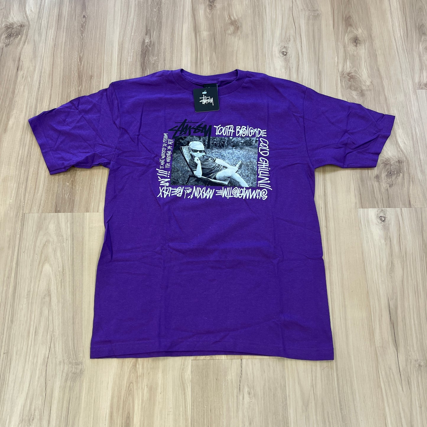 Stussy Youth Brigade Tee Purple