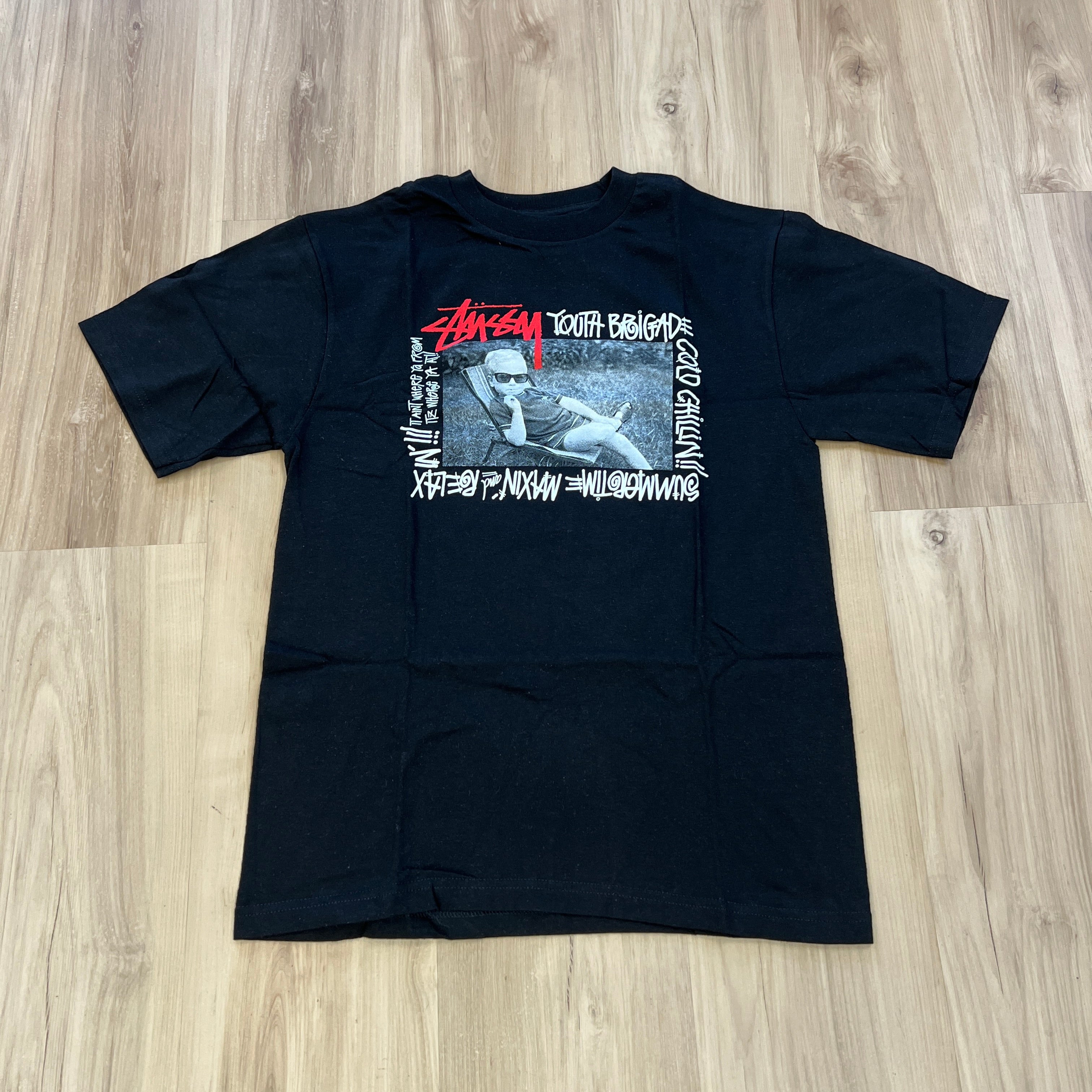 Stussy Youth Brigade Tee Black – Holy Ground