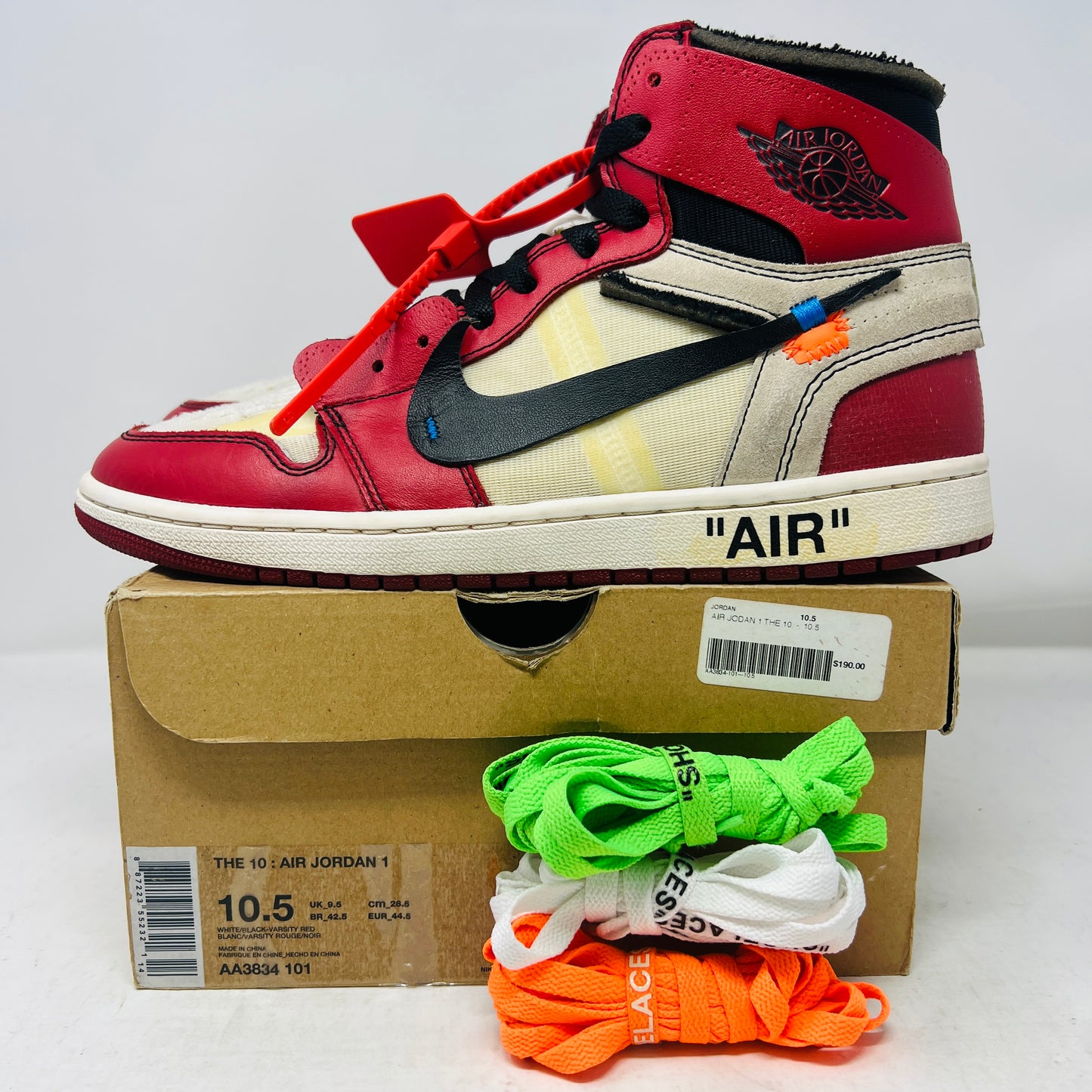 Jordan 1 Retro High Off-White Chicago