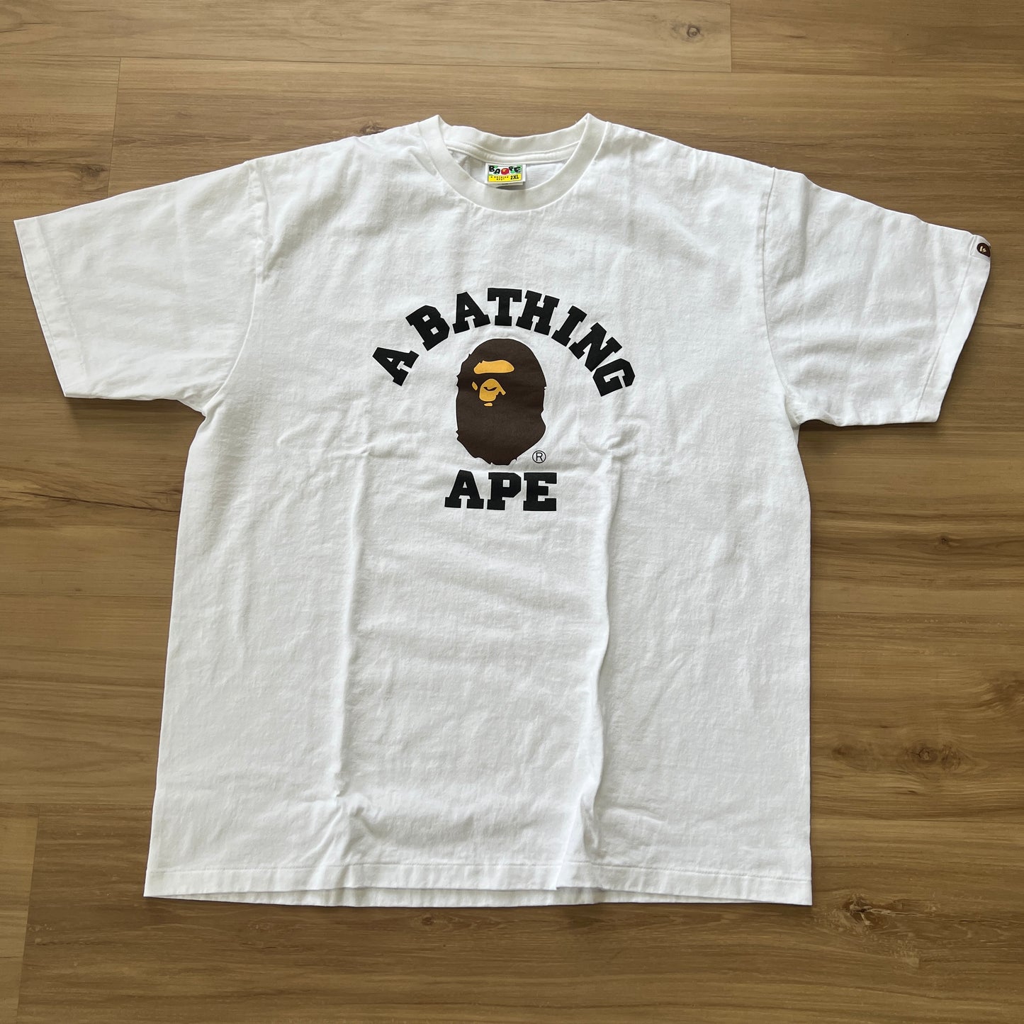 A Bathing Ape (BAPE) College Tee White