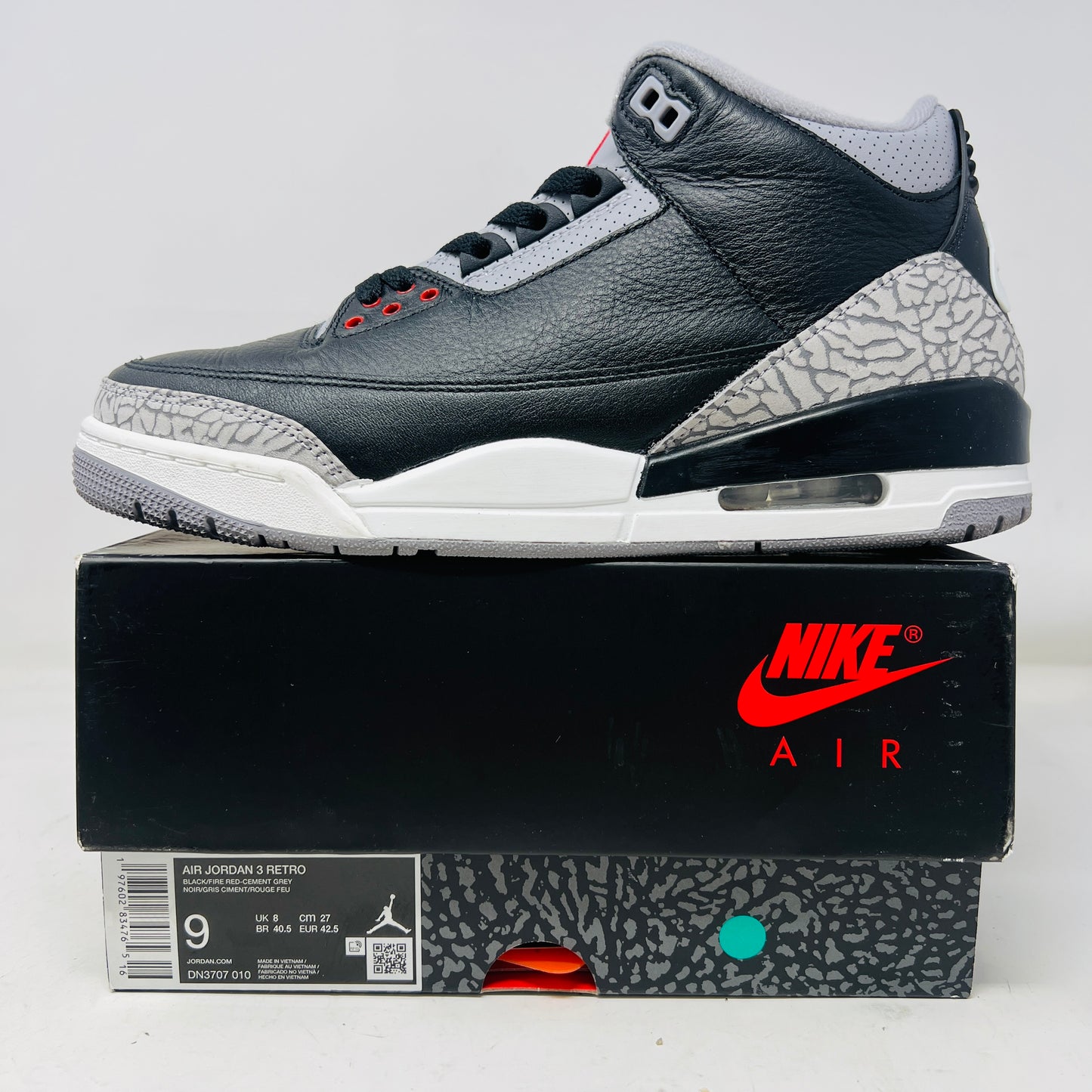 Jordan 3 Retro OG Black Cement (2024)