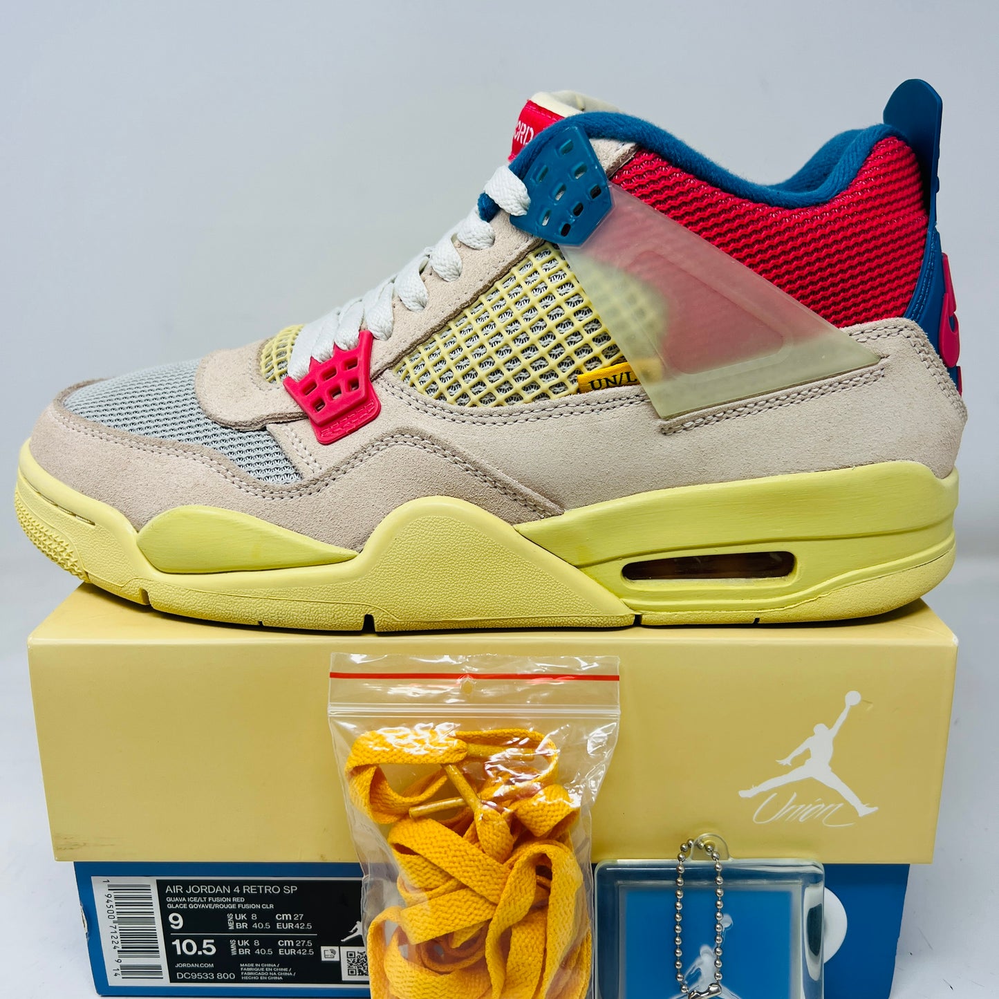 Jordan 4 Retro Union Guava Ice