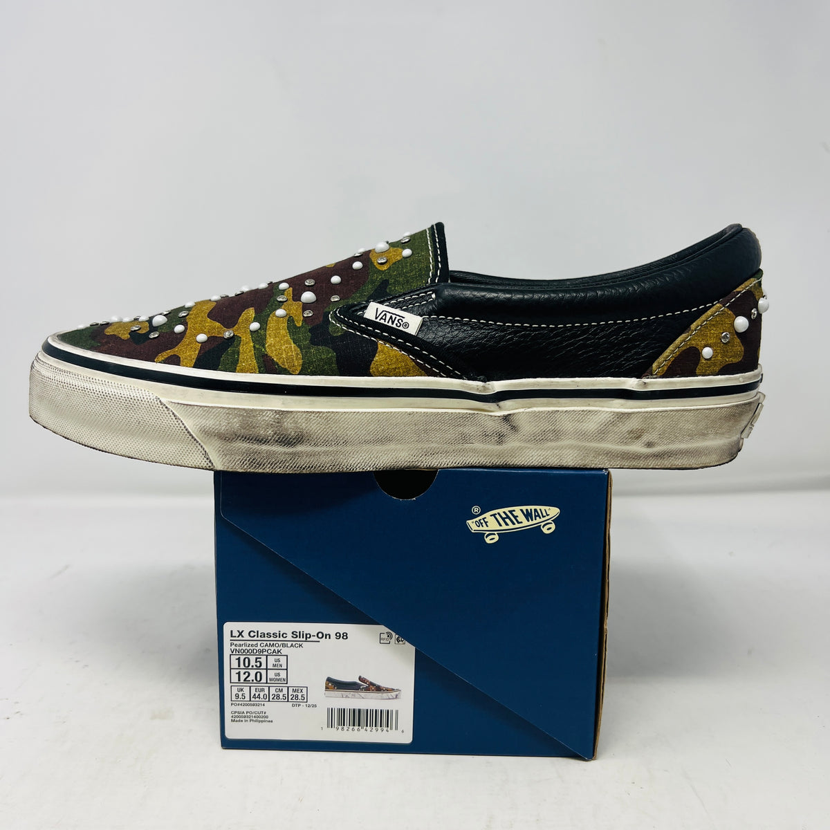 Vans LX Classic Slip-On 98 Pearlized Pack Camo Black