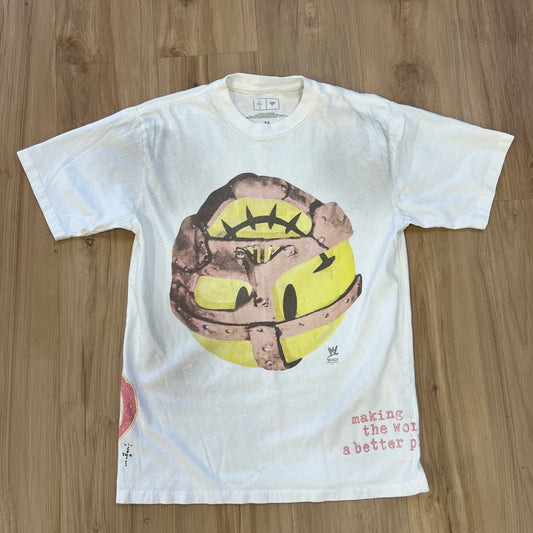 Cactus Jack by Travis Scott x WWE Mankind Tee White