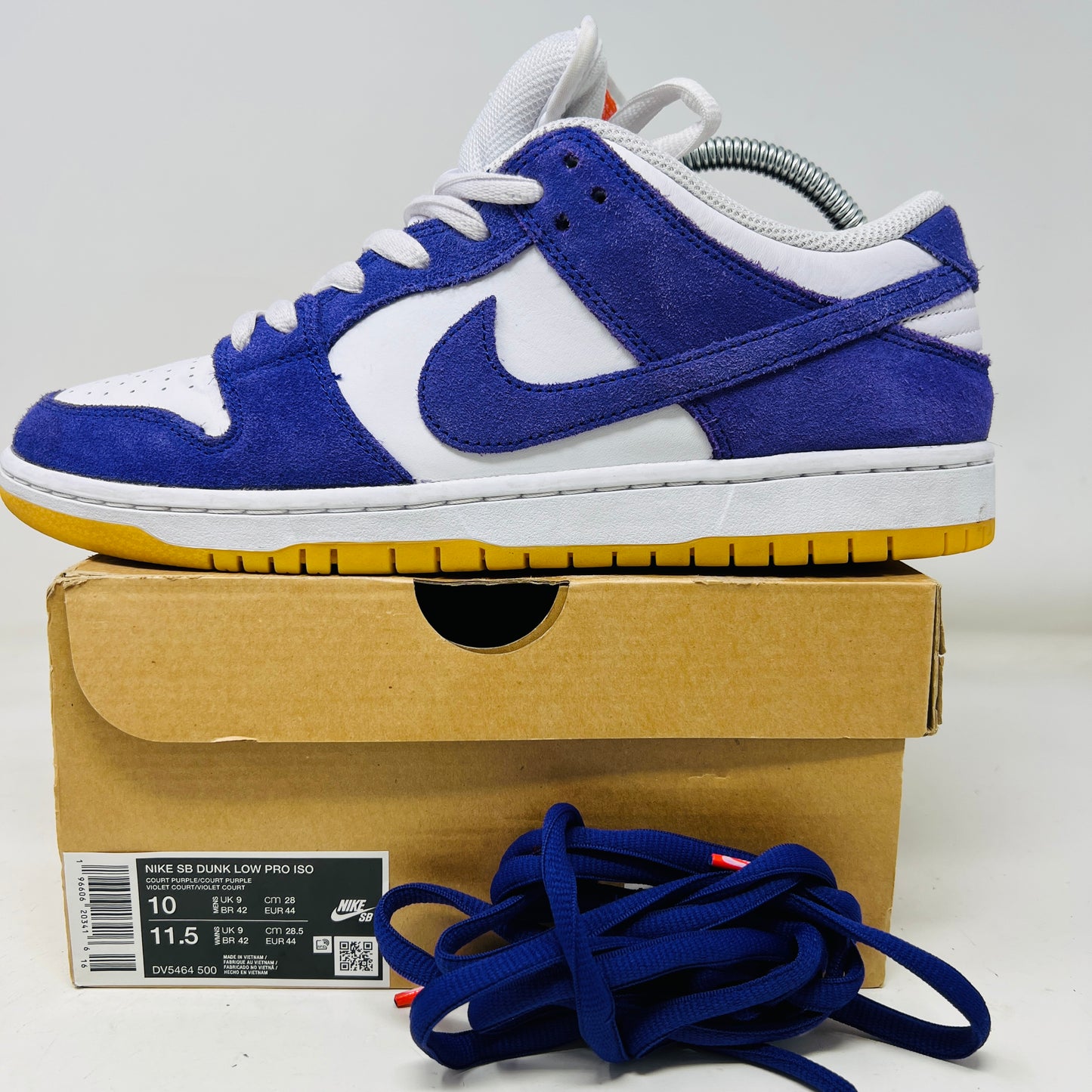 Nike SB Dunk Low Pro ISO Orange Label Court Purple
