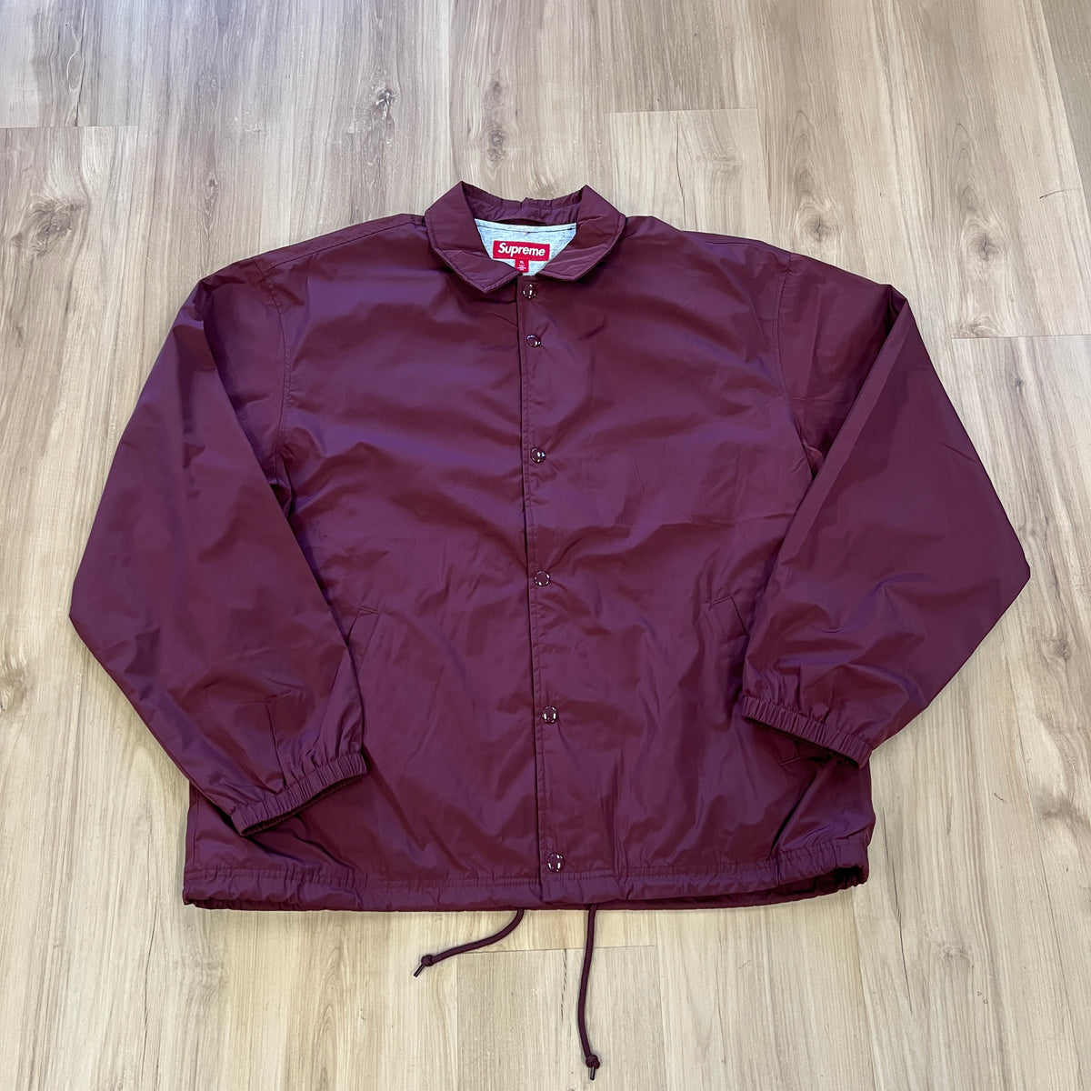 Supreme Coaches Jacket Burgundy