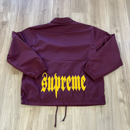 Supreme Coaches Jacket Burgundy