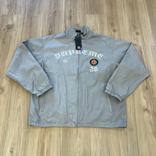 Supreme Umbro Cotton Ripstop Track Jacket (FW26) Light Brown