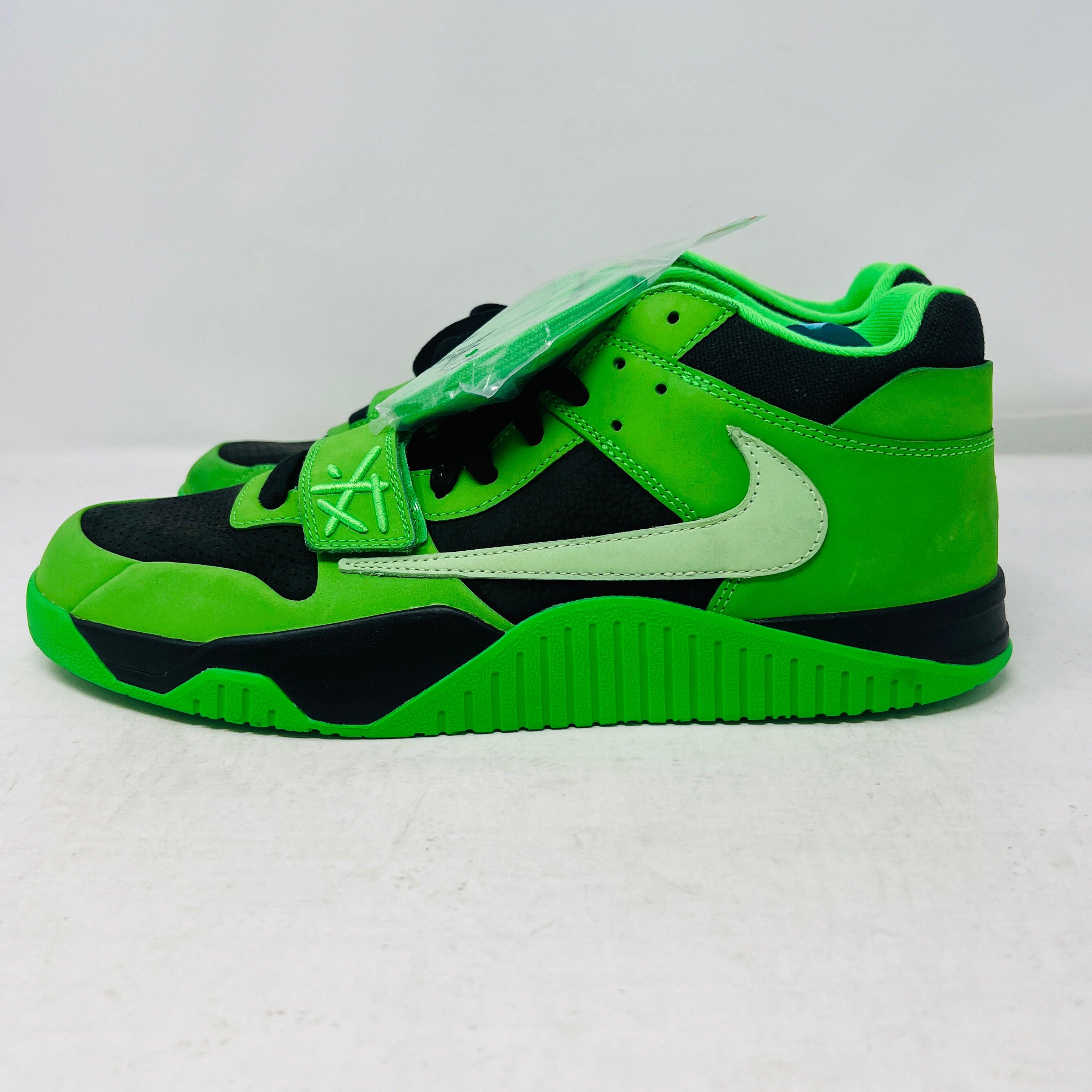 Jordan CJ1 T-Rexx Travis Scott Green Spark – Holy Ground