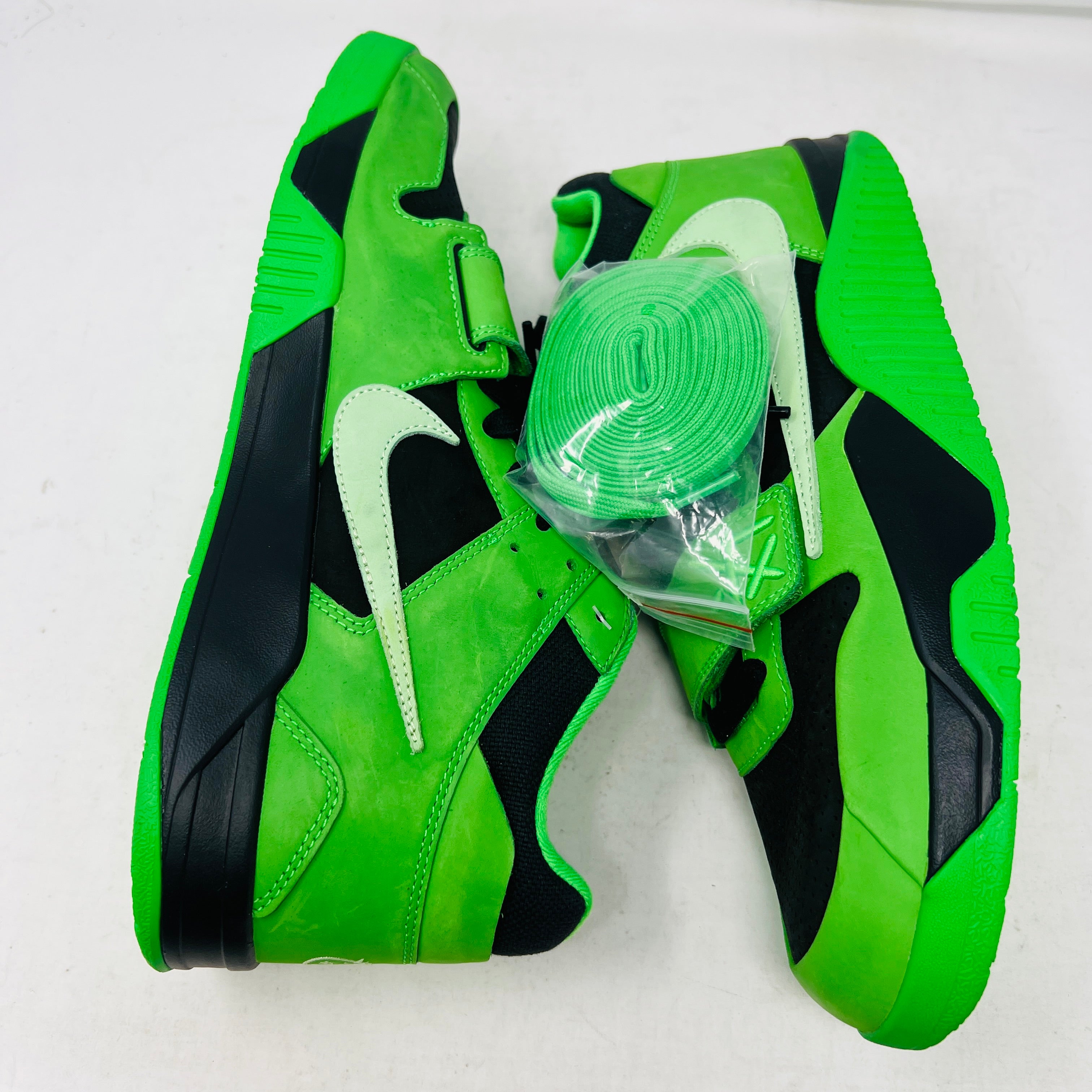 Jordan CJ1 T-Rexx Travis Scott Green Spark – Holy Ground