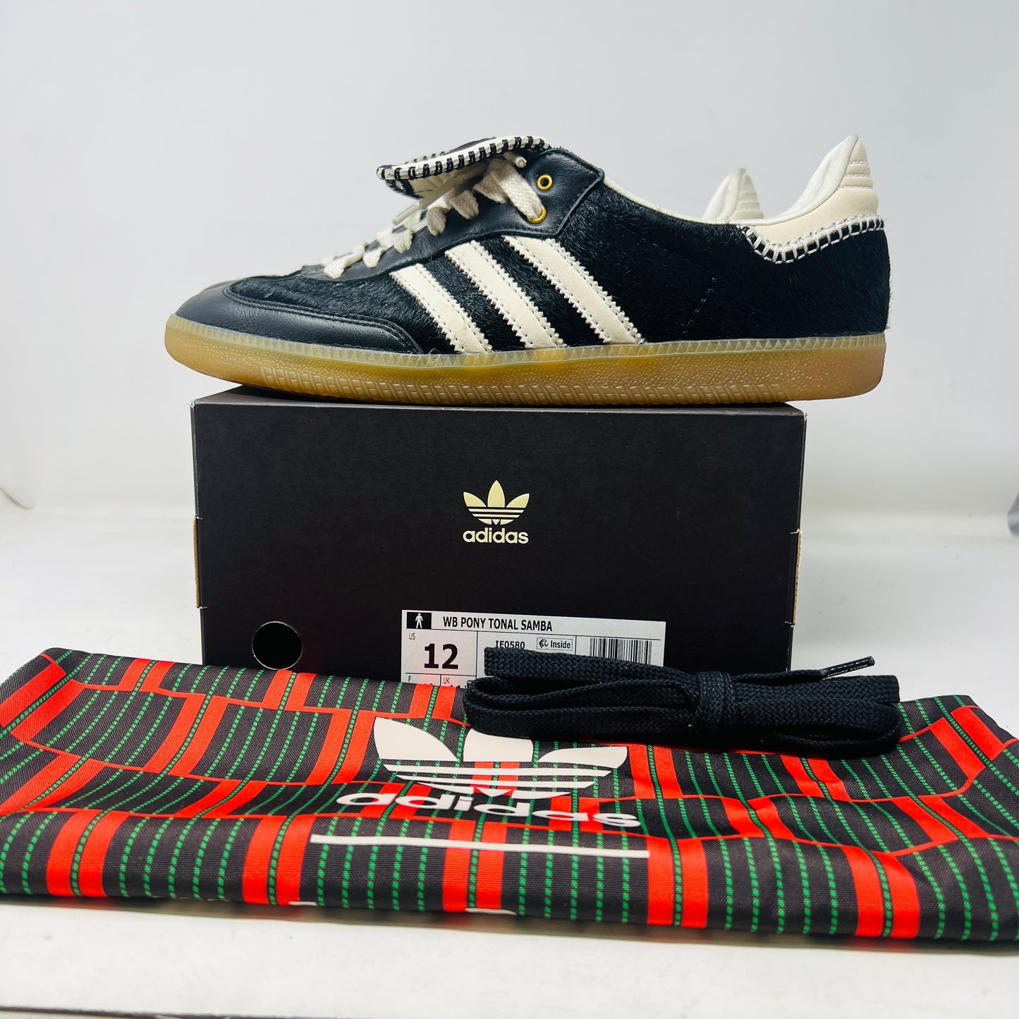 adidas Samba Pony Tonal Wales Bonner Core Black Holy Ground adidas Samba Pony Tonal Wales Bonner Core Black Holy Ground