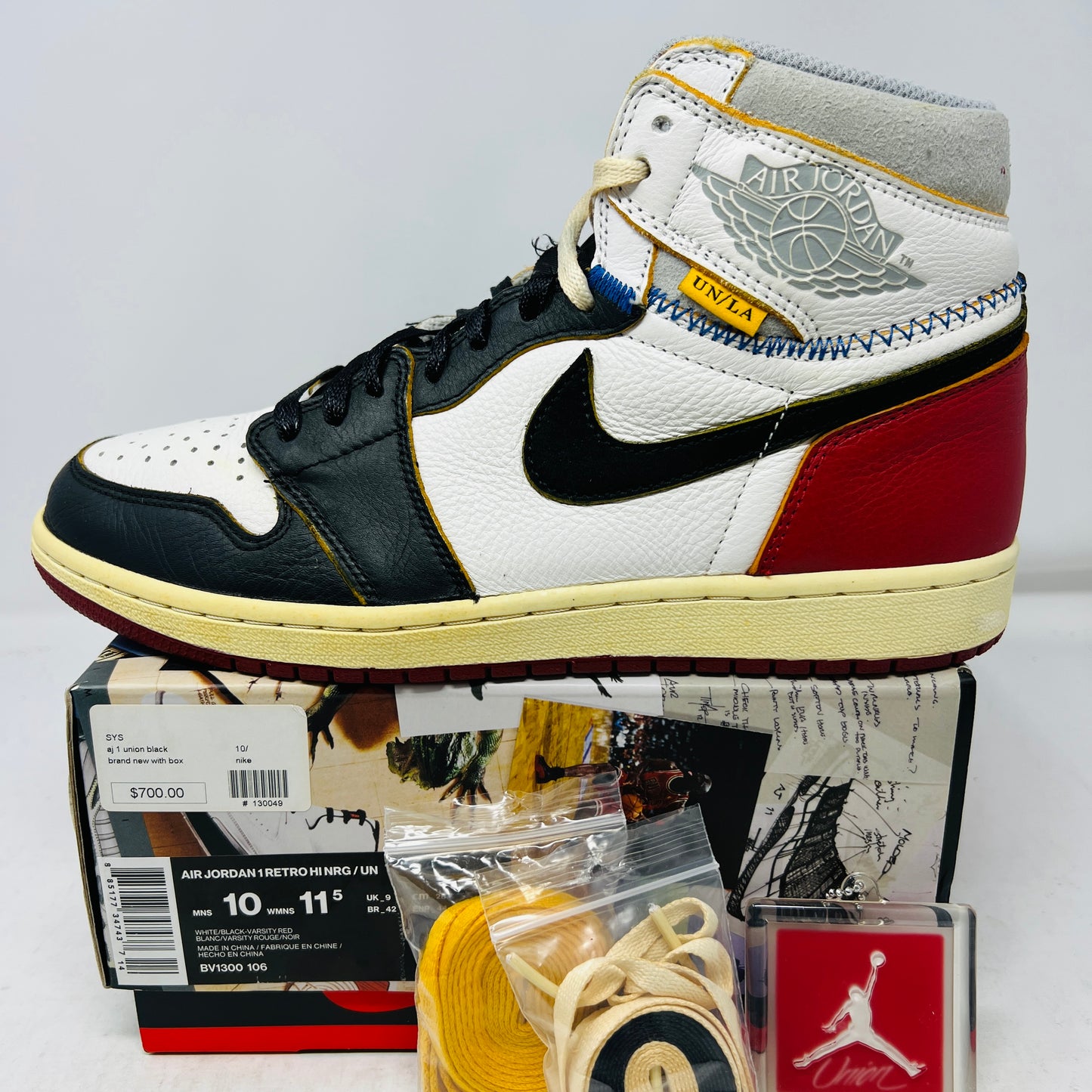 Jordan 1 Retro High Union Los Angeles Black Toe