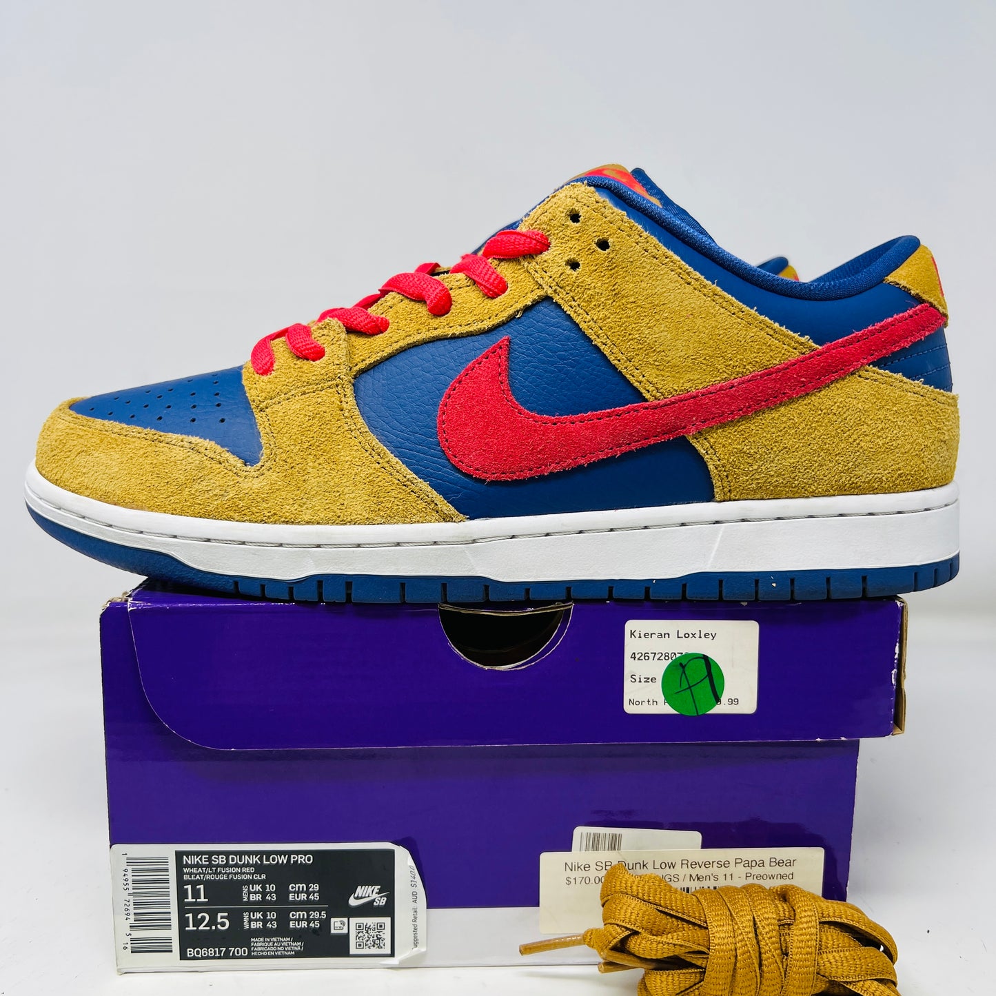 Nike SB Dunk Low Reverse Papa Bear