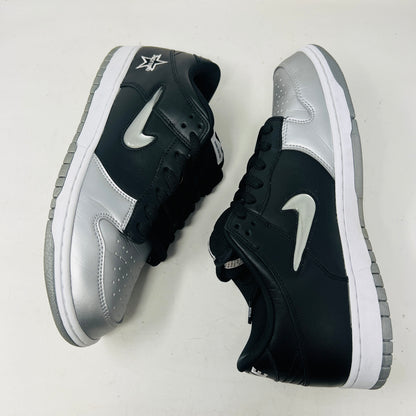 Nike SB Dunk Low Supreme Jewel Swoosh Silver