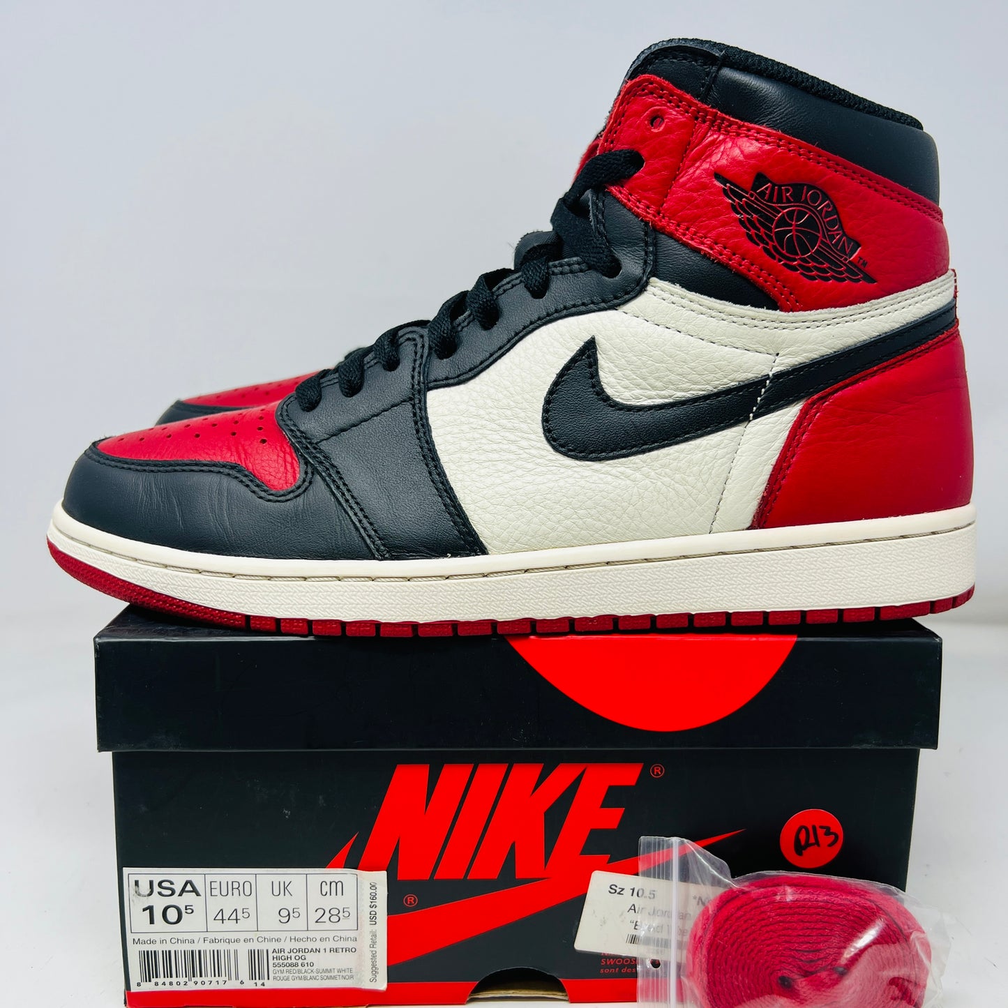 Jordan 1 Retro High Bred Toe