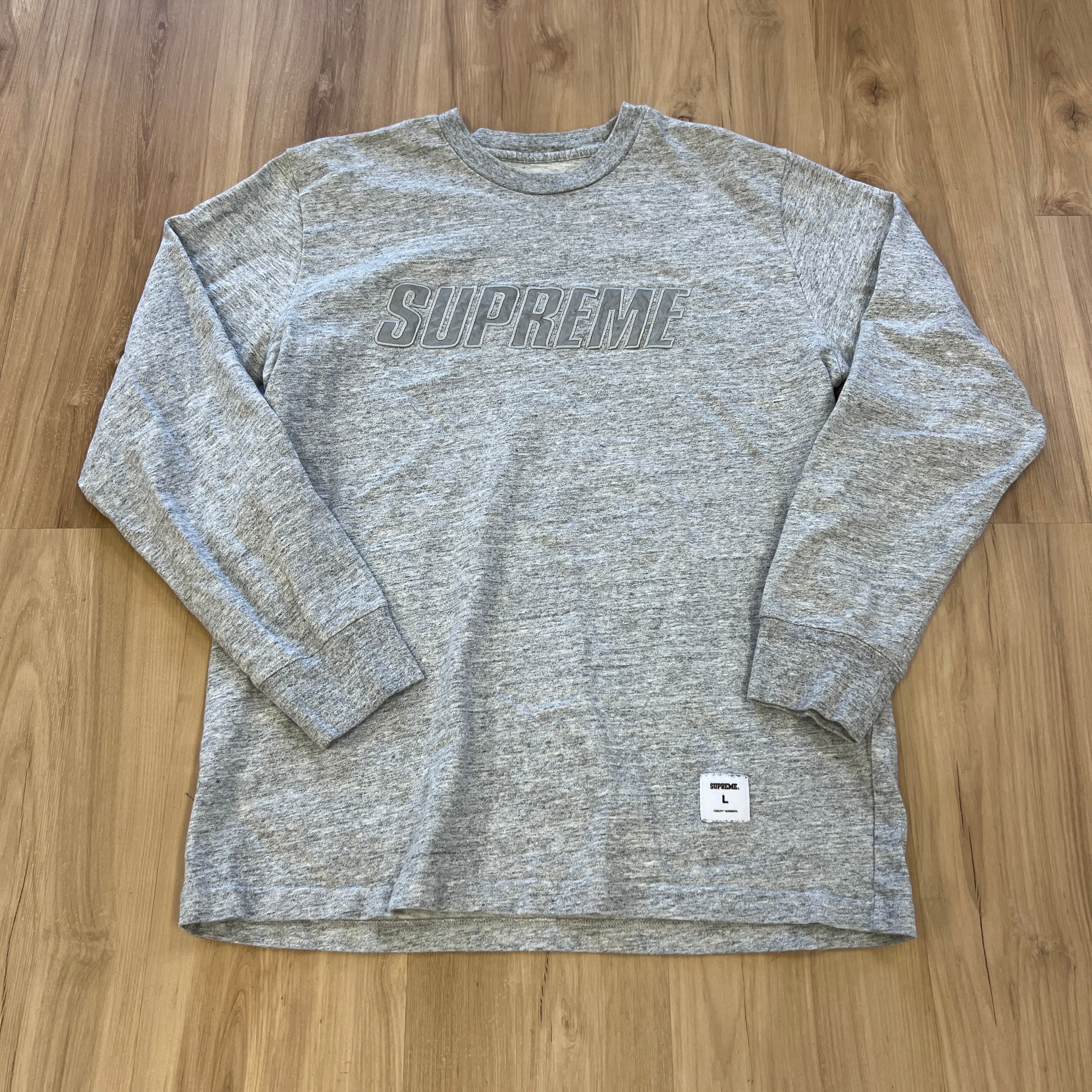 Supreme Metallic L/S Top Heather Grey – Holy Ground