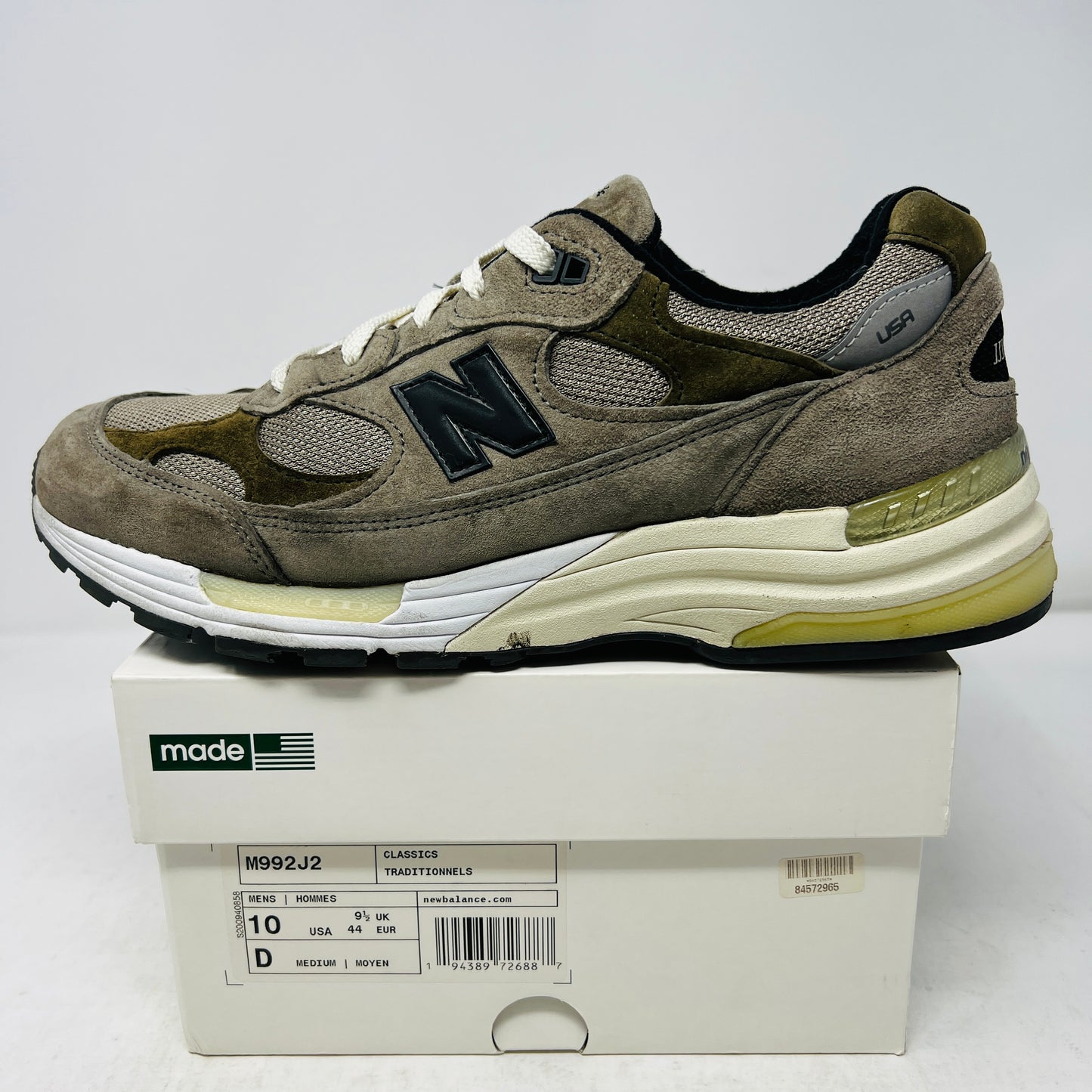 New Balance 992 JJJJound Grey