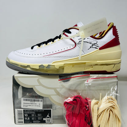 Jordan 2 Retro Low SP Off-White White Red