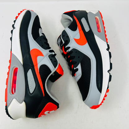 Nike Air Max 90 Black Radiant Red Wolf Grey
