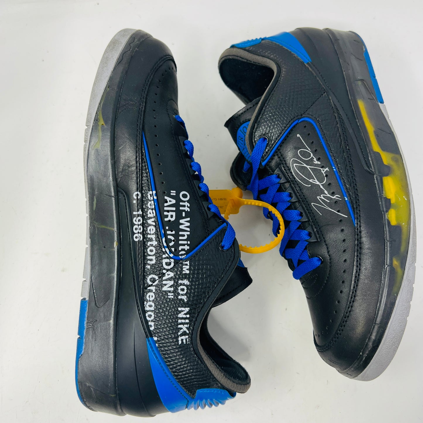 Jordan 2 Retro Low SP Off-White Black Blue