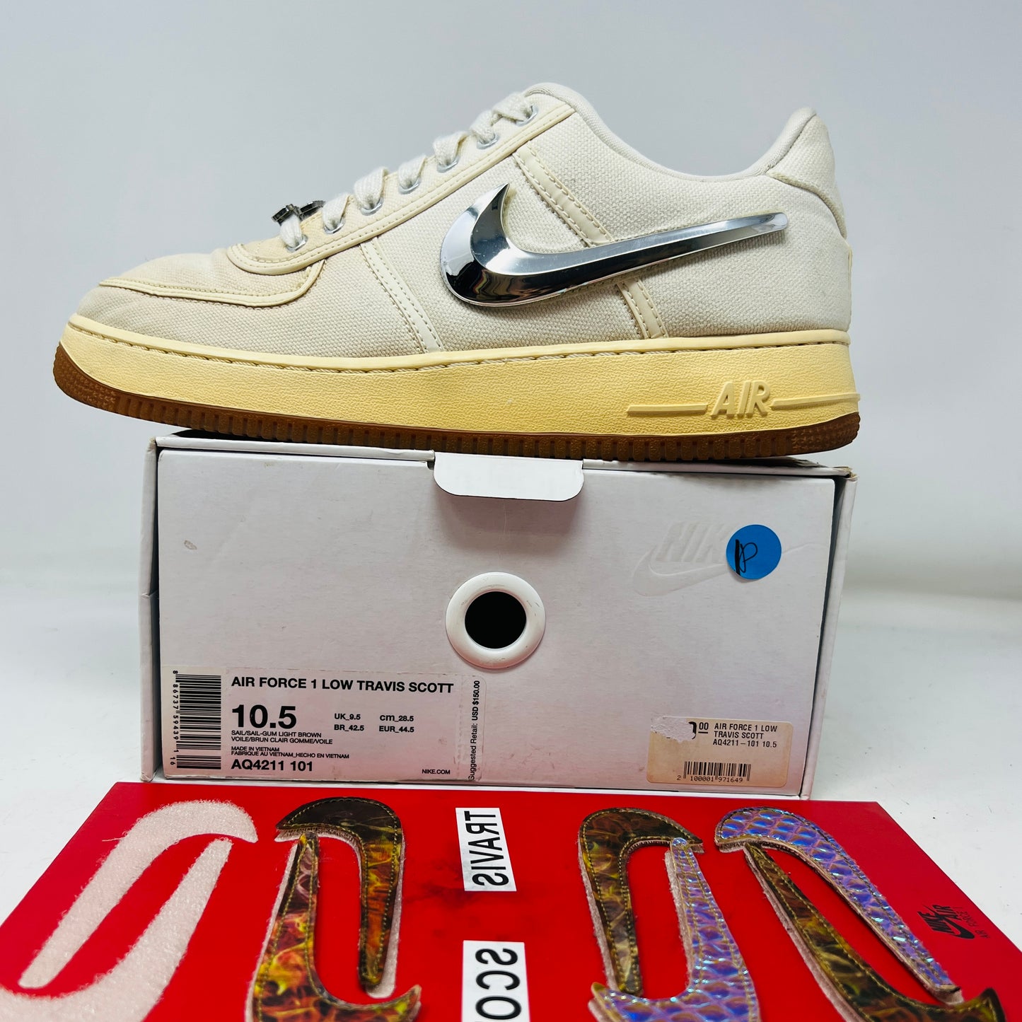 Nike Air Force 1 Low Travis Scott Sail