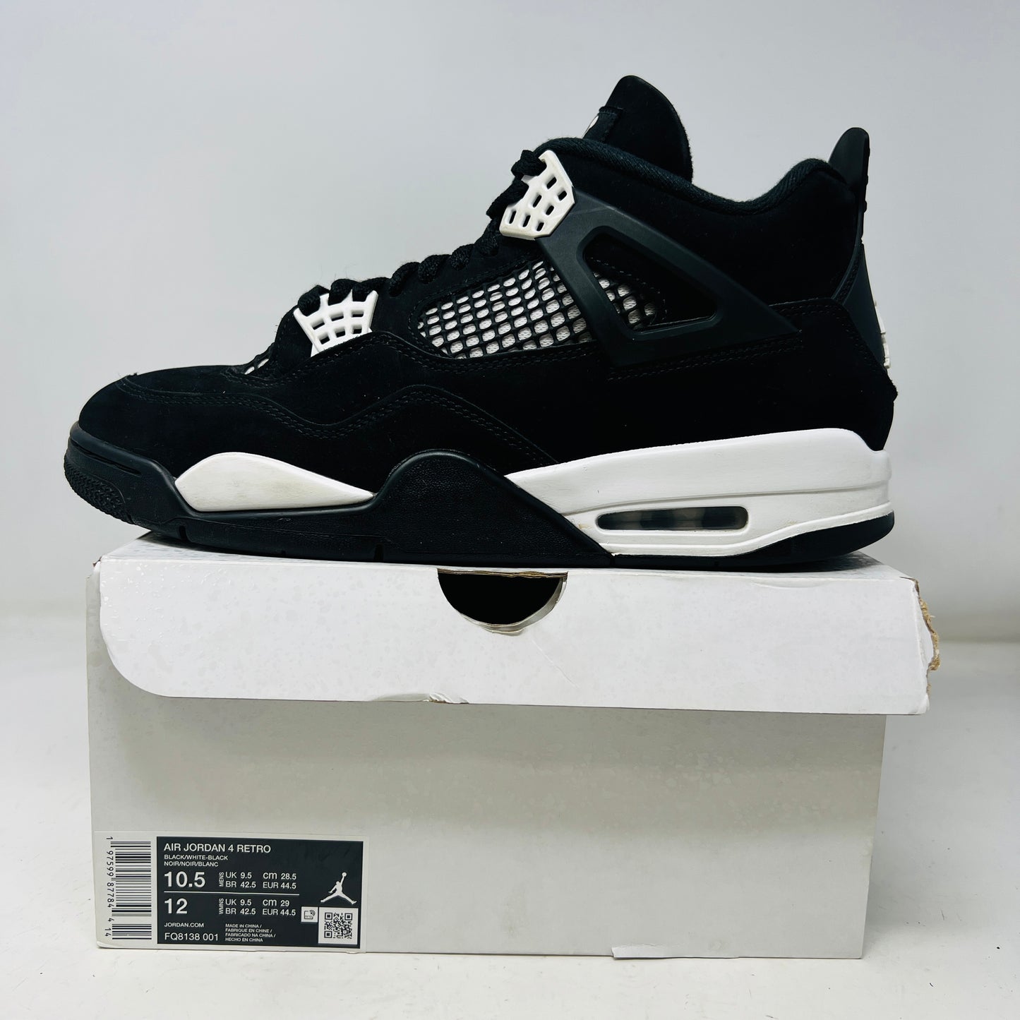 Jordan 4 Retro White Thunder