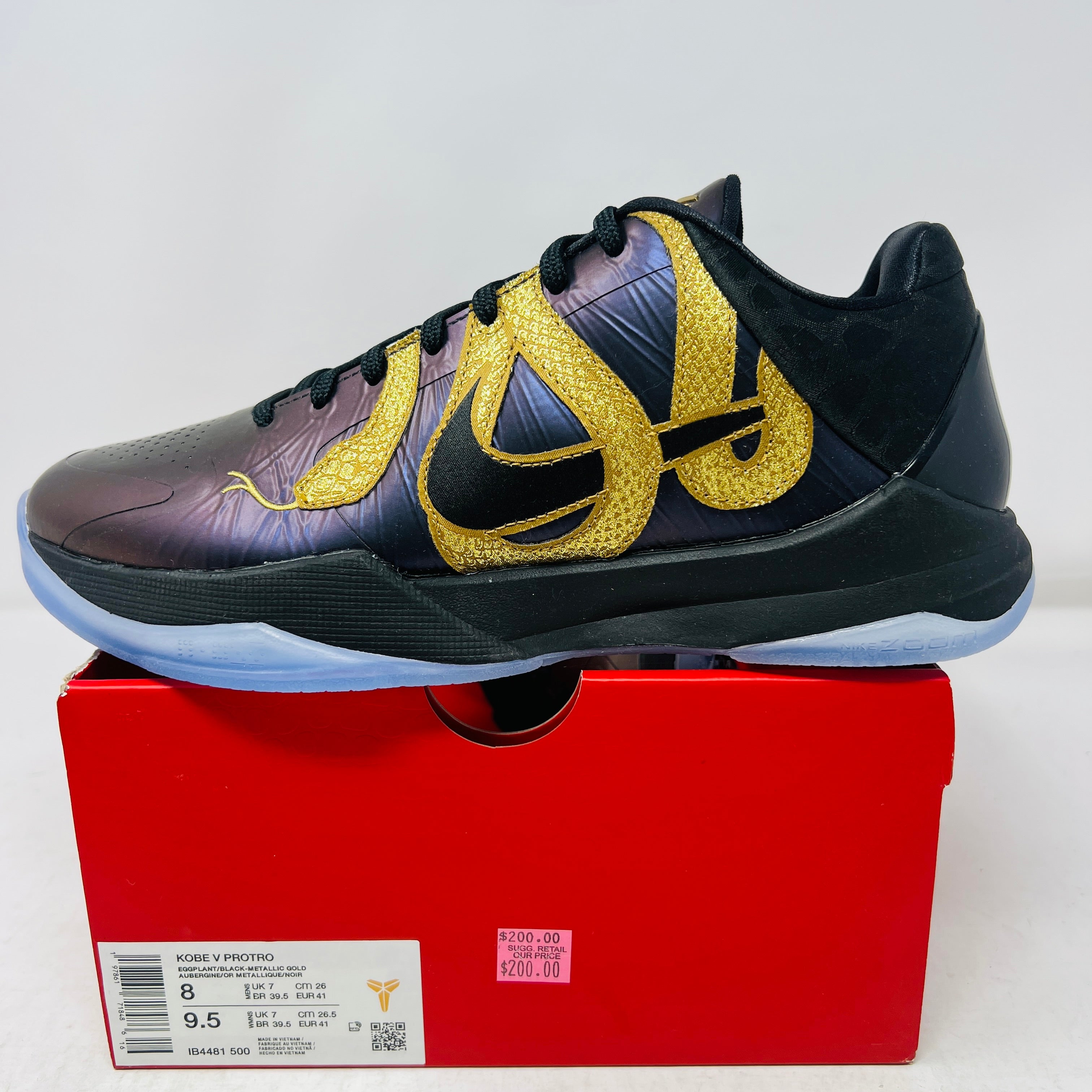 Nike Kobe 5 Protro Year of the Mamba Eggplant – Holy Ground
