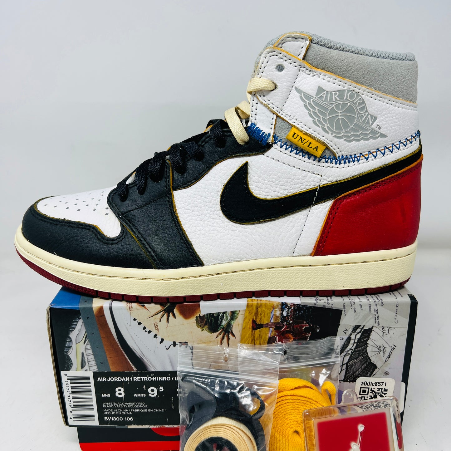 Jordan 1 Retro High Union Los Angeles Black Toe